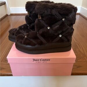 Juicy Couture Brown Ankle Boots